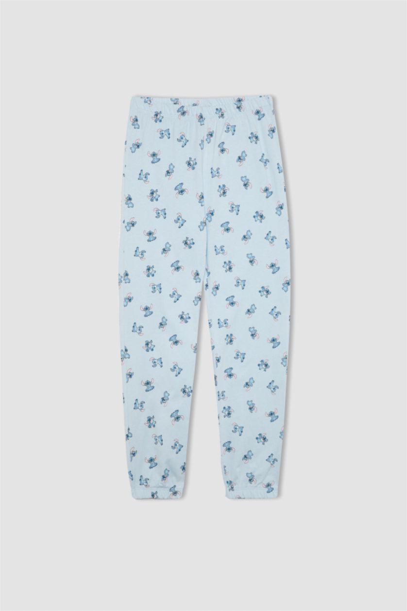 GIRLS & TEENS Light Blue Girl Disney Lilo & Stitch 2 Piece Pajama Set