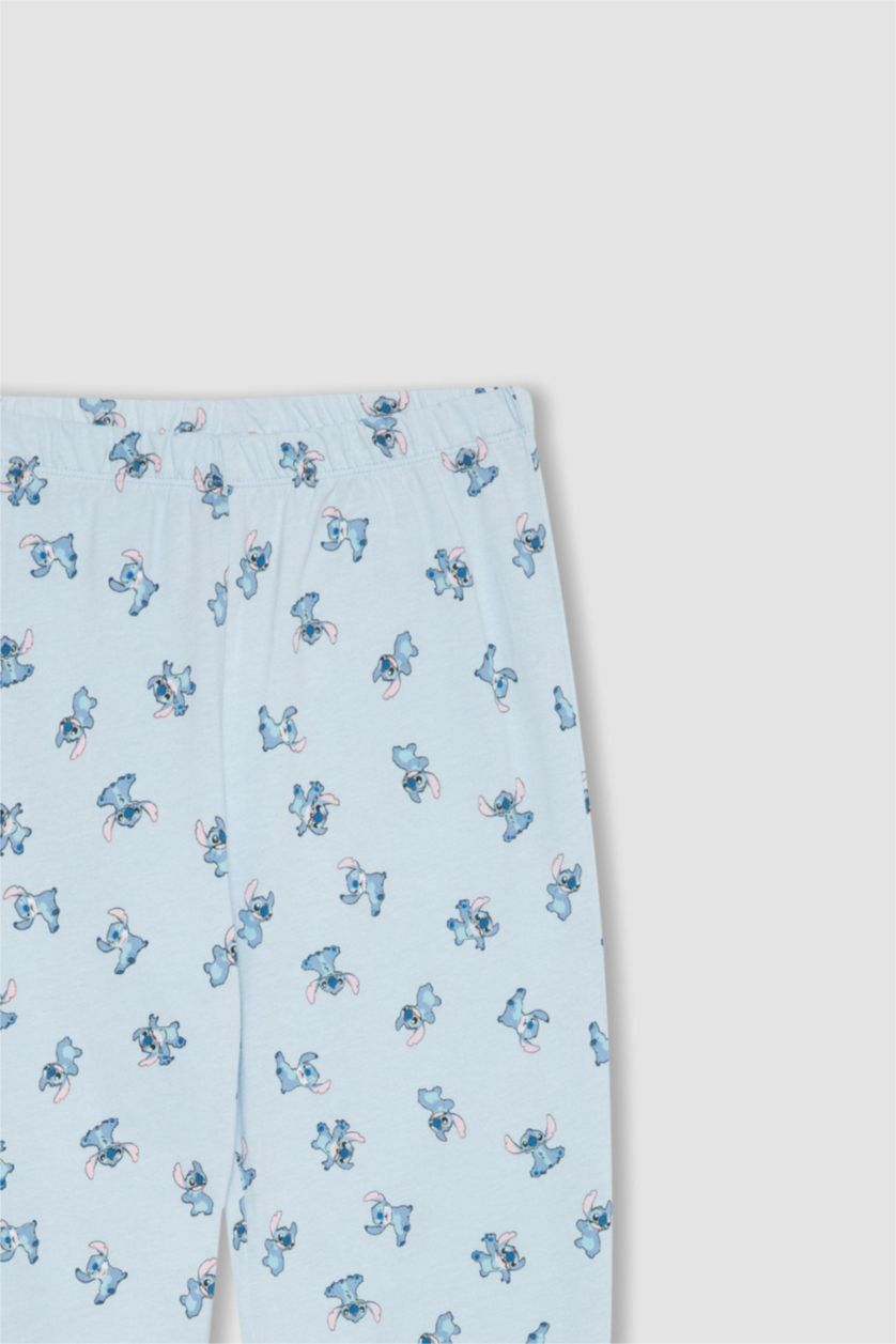 GIRLS & TEENS Light Blue Girl Disney Lilo & Stitch 2 Piece Pajama Set