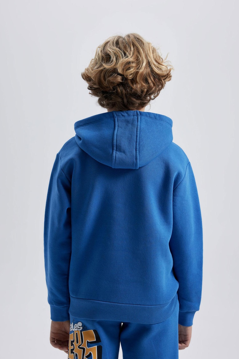 Young Boys - Teen Boys Blue Boy NBA Los Angeles Lakers Hooded Thick Sweatshirt