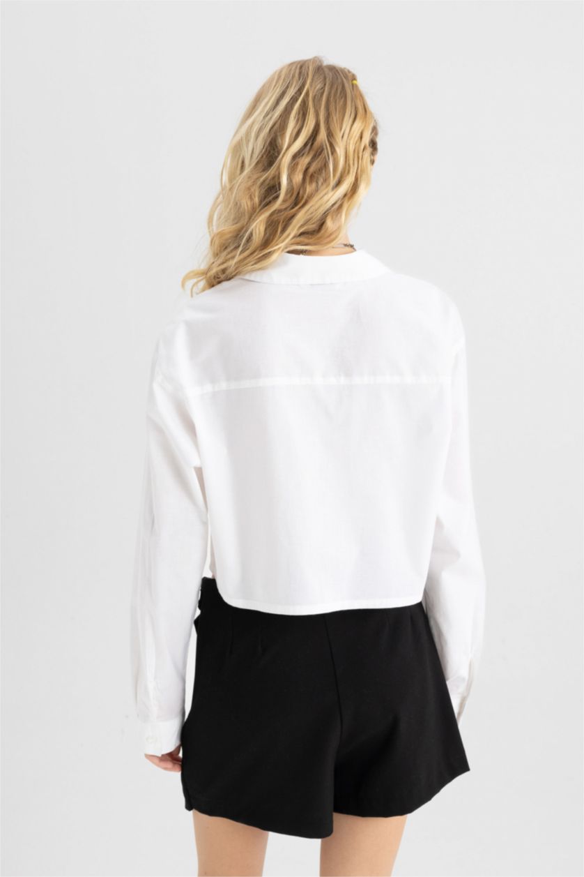WOMAN White Regular Fit Long Sleeve Shirt