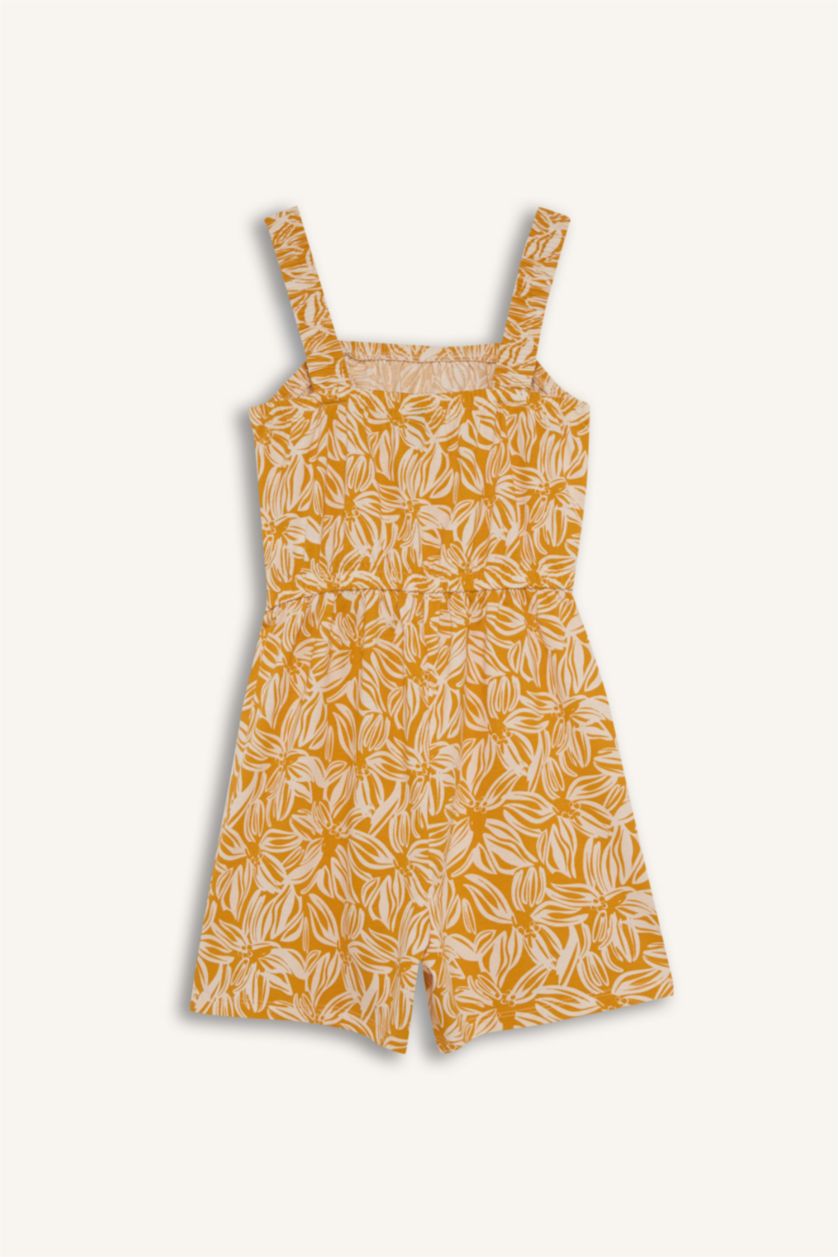 Kız Çocuk - Genç Kız Turuncu %100 Pamuk Tulum Kız Çocuk