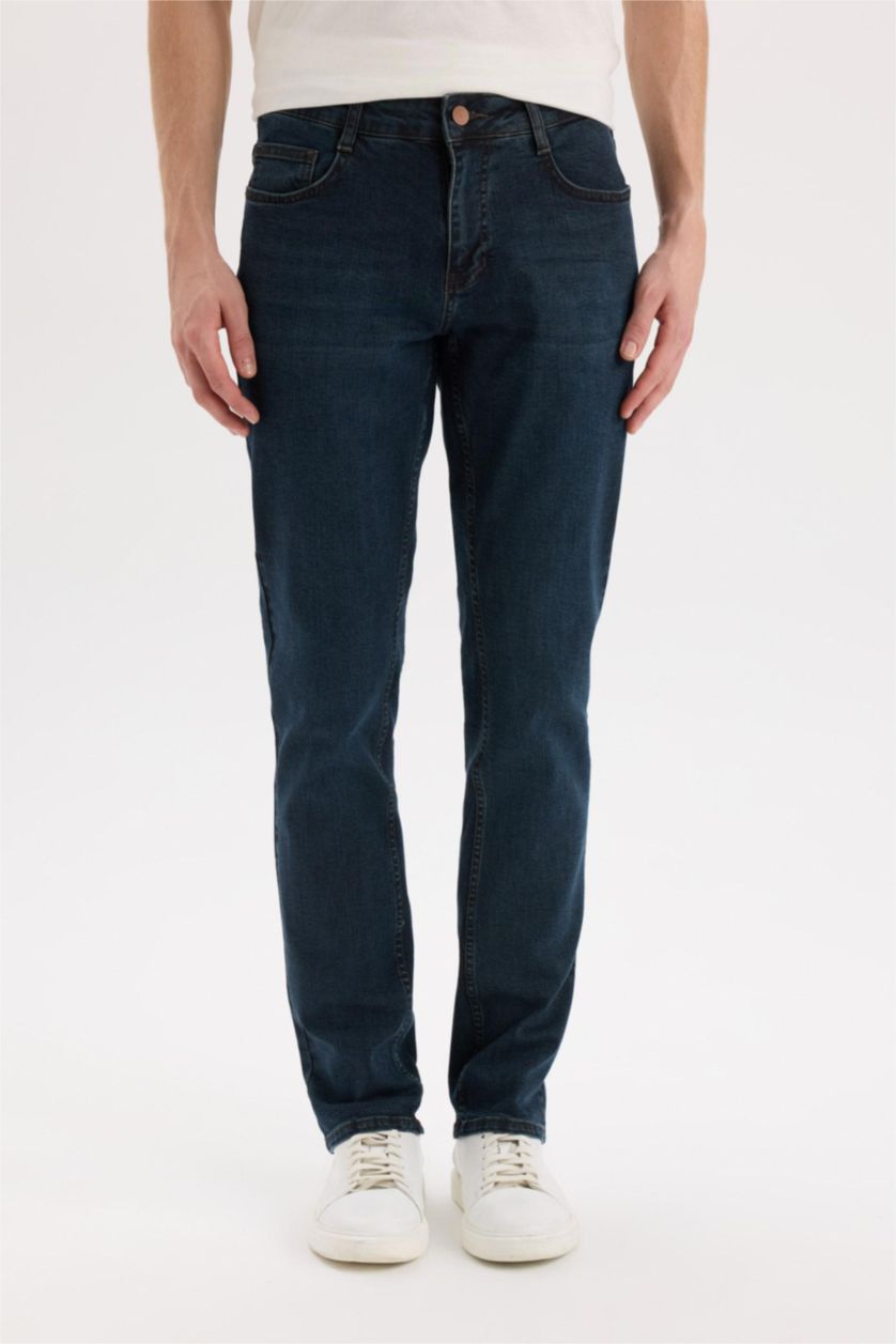 Man Dark Blue Pedro Slim Fit Normal Waist Skinny Leg Jeans