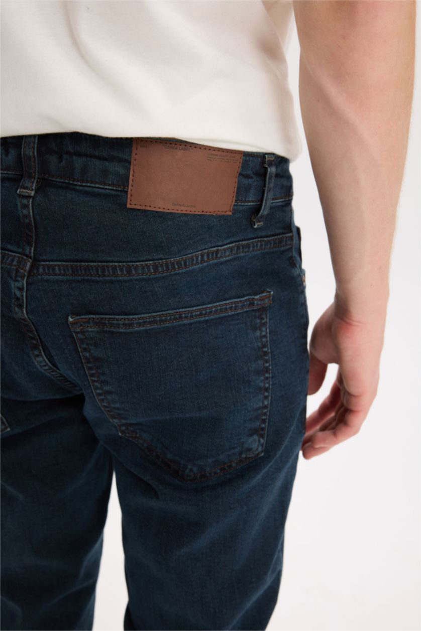 Man Dark Blue Pedro Slim Fit Normal Waist Skinny Leg Jeans