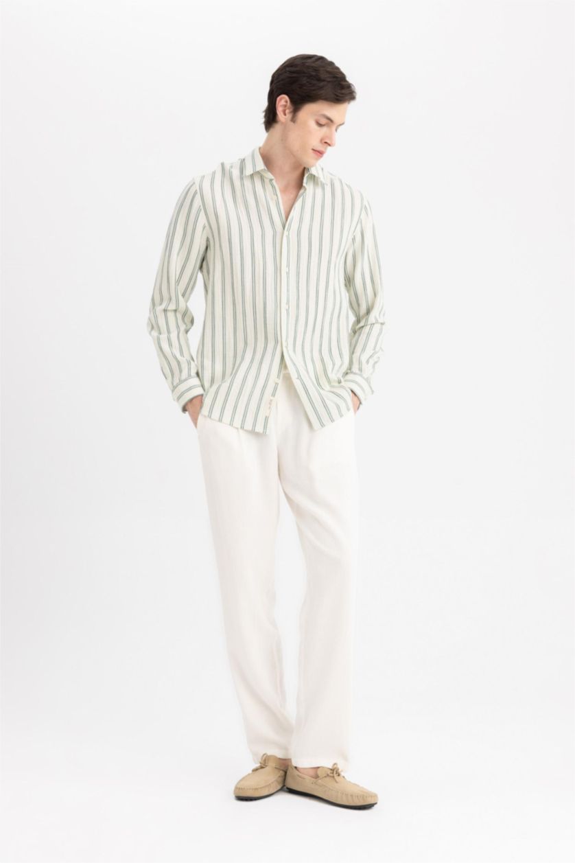 MAN Sand Regular Fit Trousers