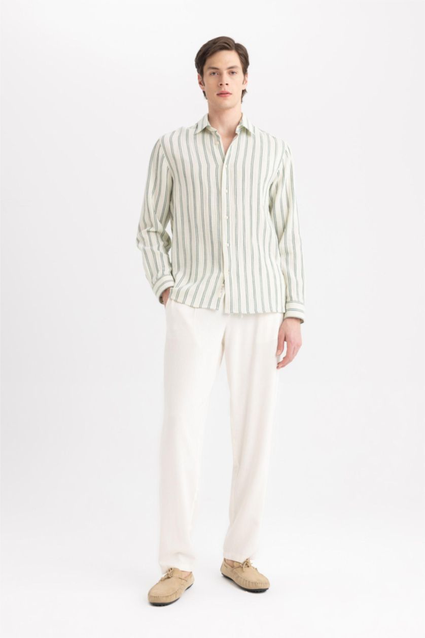 MAN Sand Regular Fit Trousers