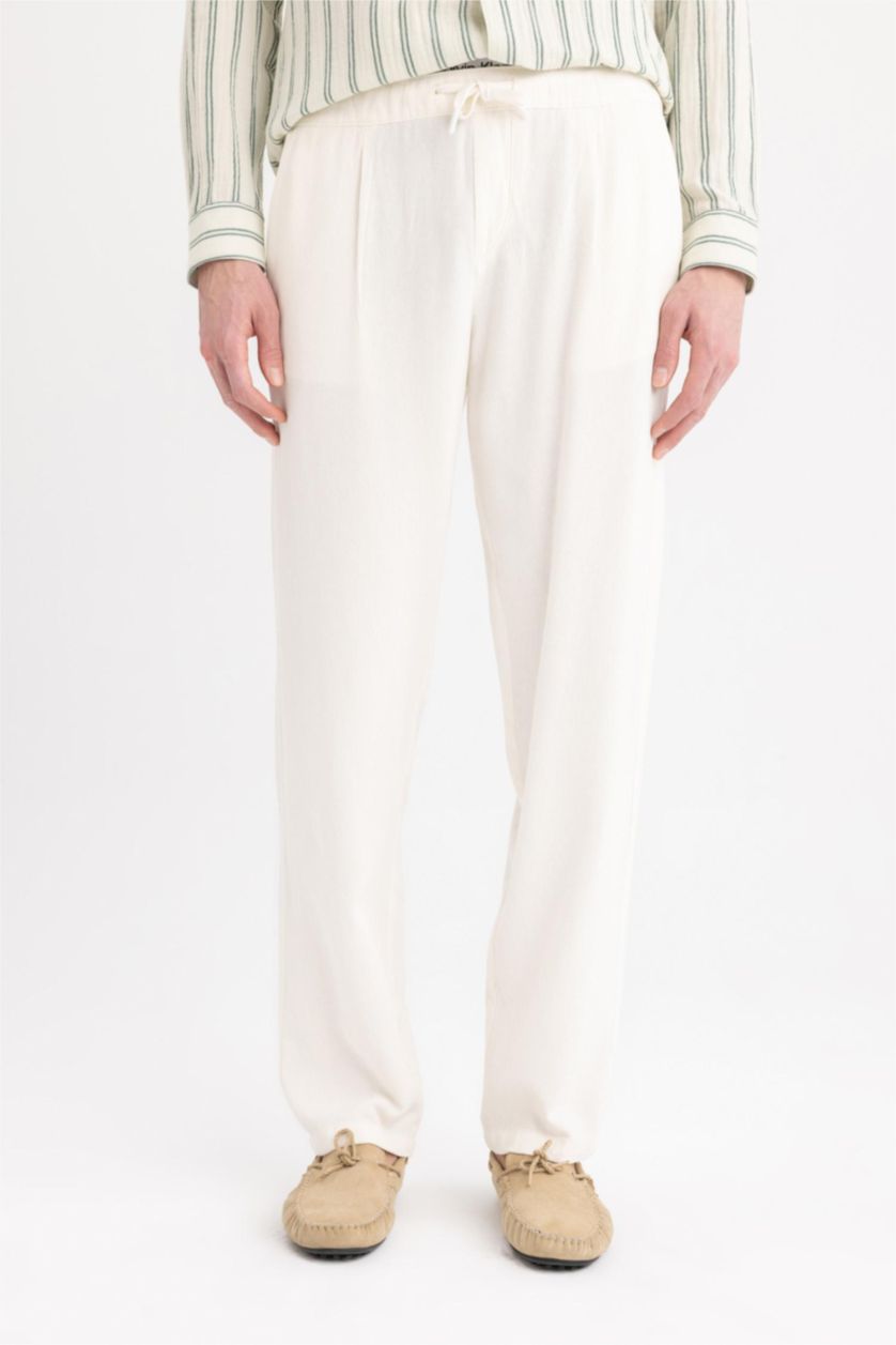 MAN Sand Regular Fit Trousers