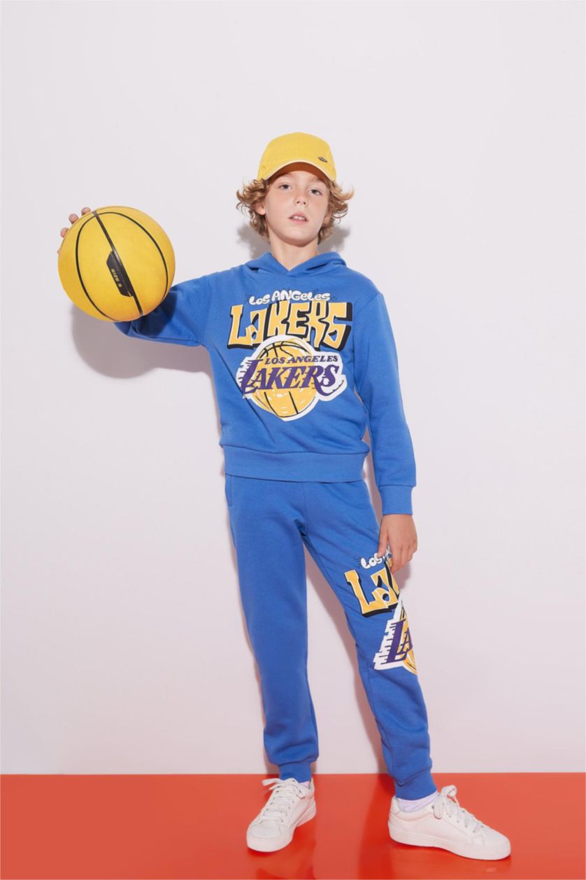BOYS & TEENS Blue Boy NBA Los Angeles Lakers Thick Sweatpants