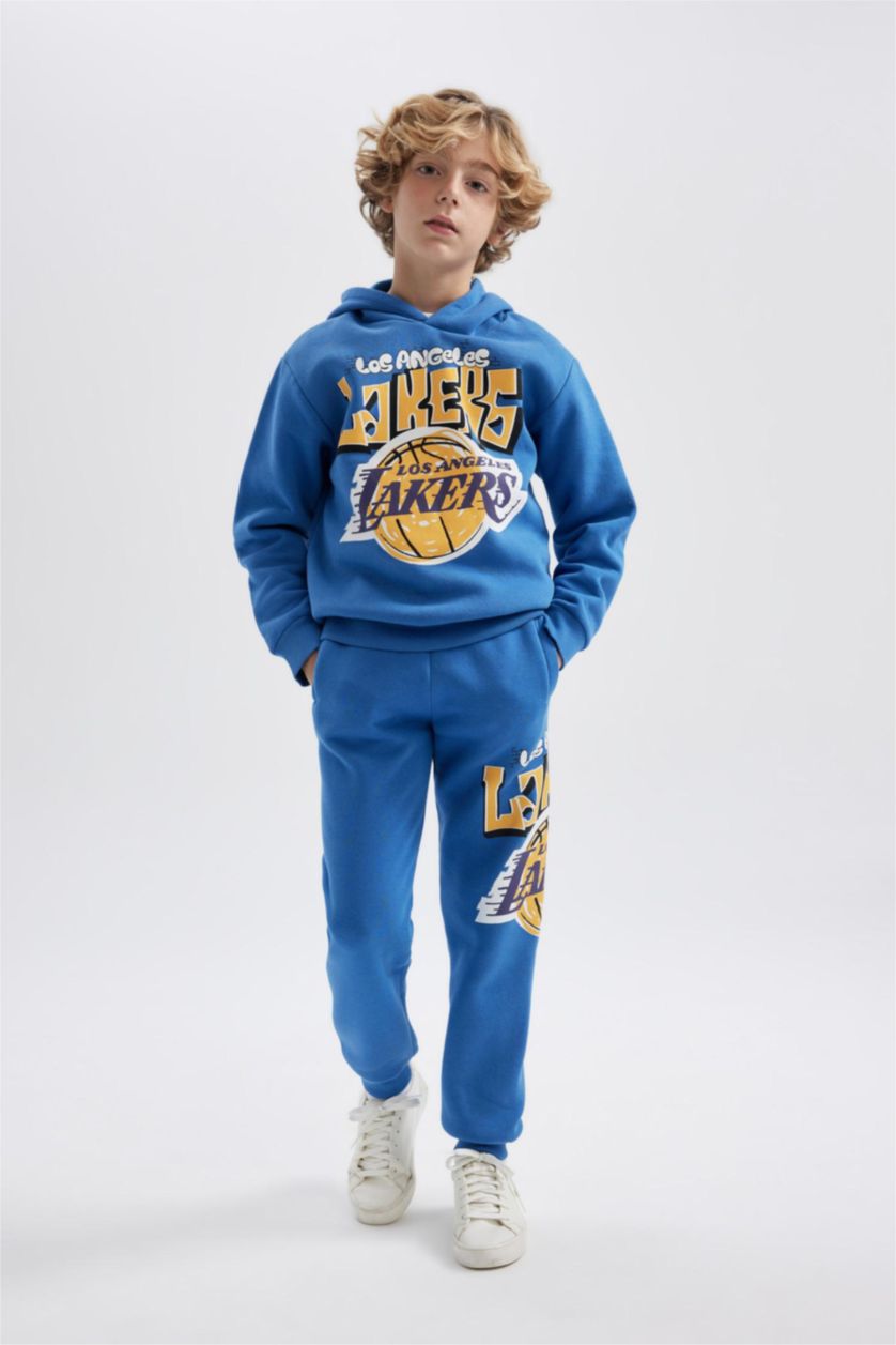 BOYS & TEENS Blue Boy NBA Los Angeles Lakers Thick Sweatpants