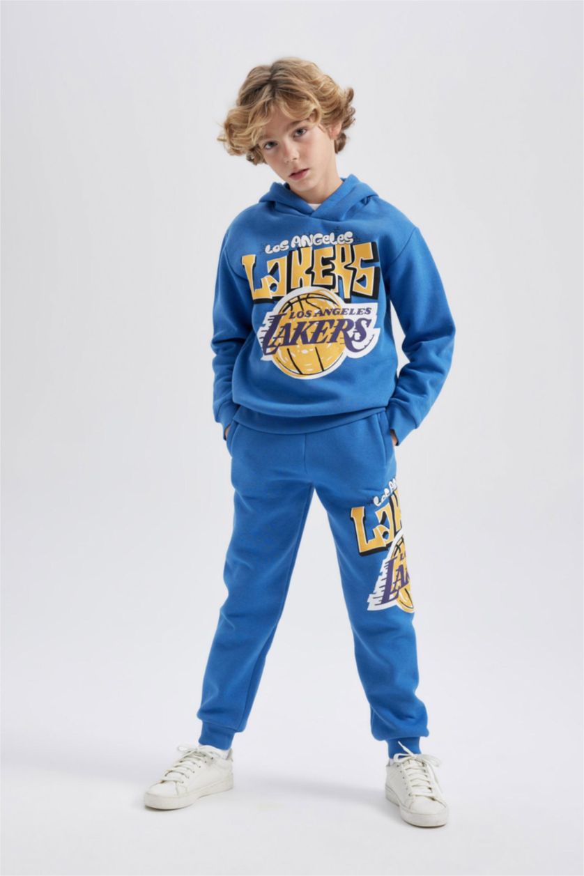 BOYS & TEENS Blue Boy NBA Los Angeles Lakers Thick Sweatpants