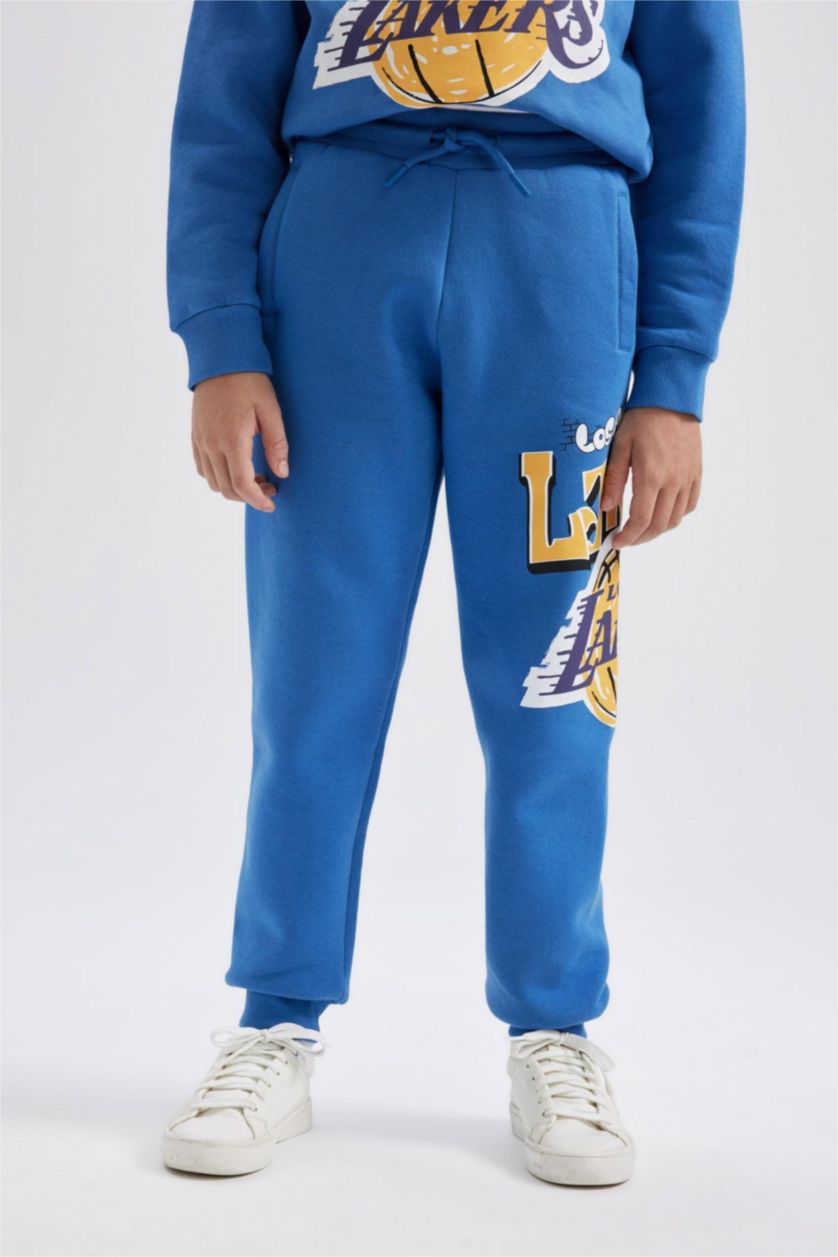 BOYS & TEENS Blue Boy NBA Los Angeles Lakers Thick Sweatpants