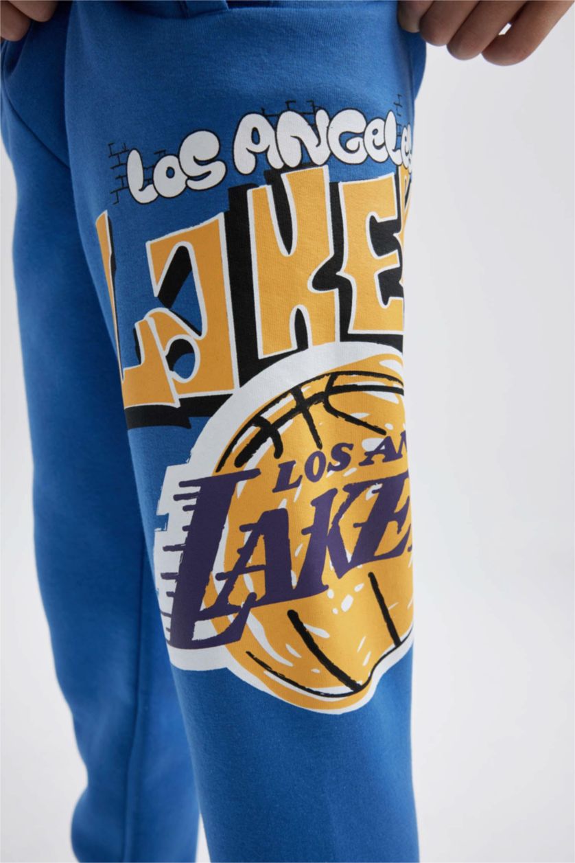 BOYS & TEENS Blue Boy NBA Los Angeles Lakers Thick Sweatpants