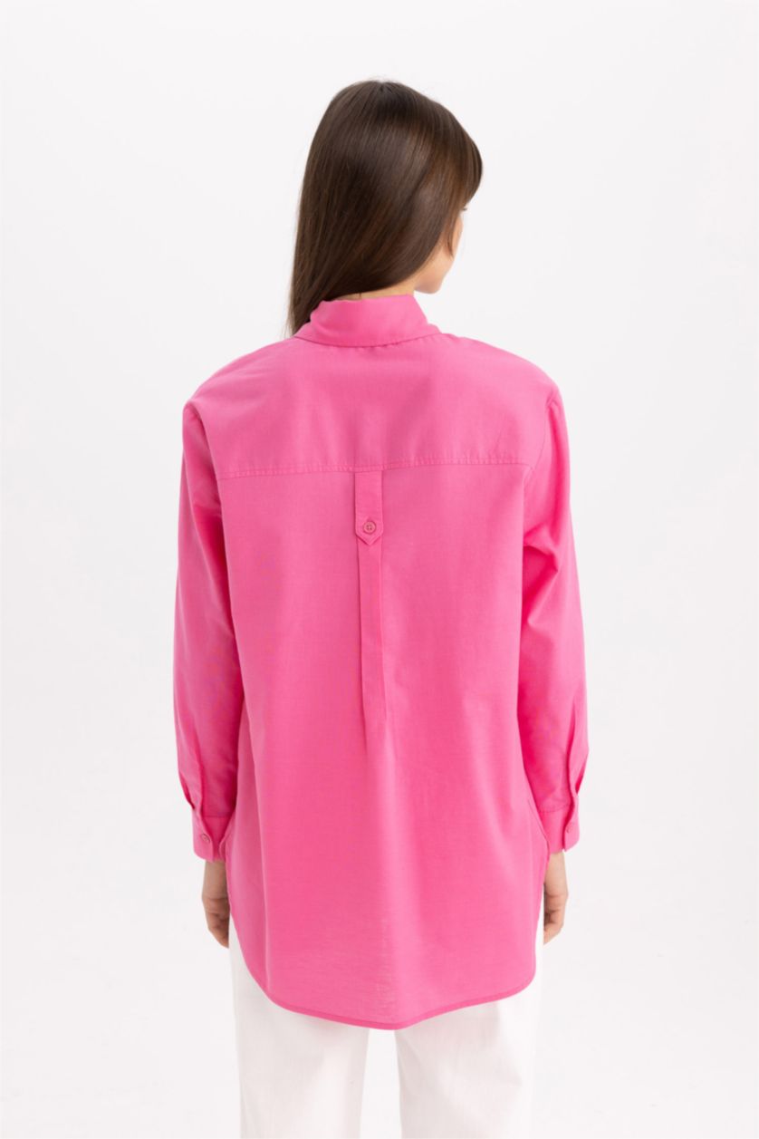 WOMAN Pink Relax Fit Long Sleeve Tunic