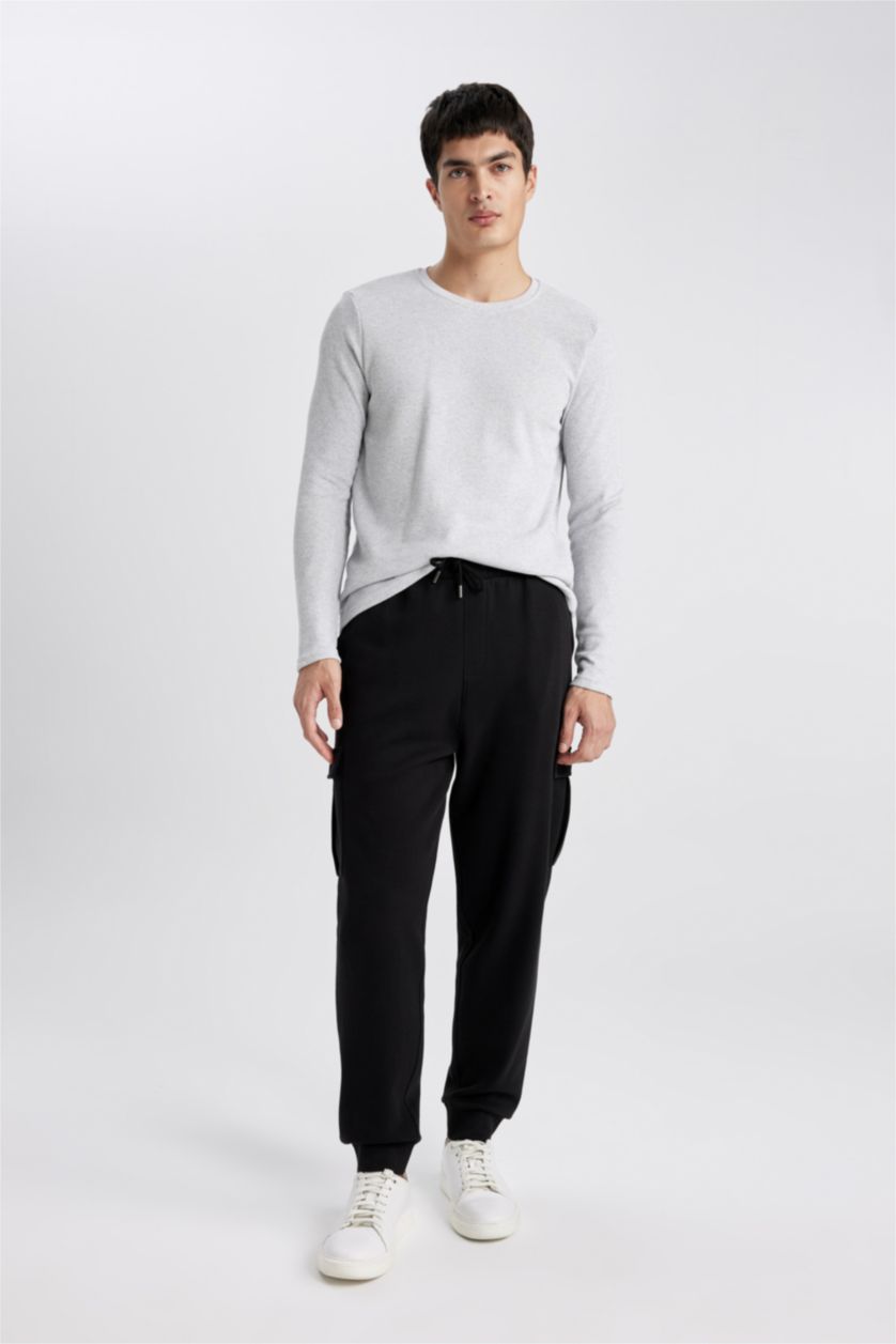 Erkek Siyah Oversıze Pantolon