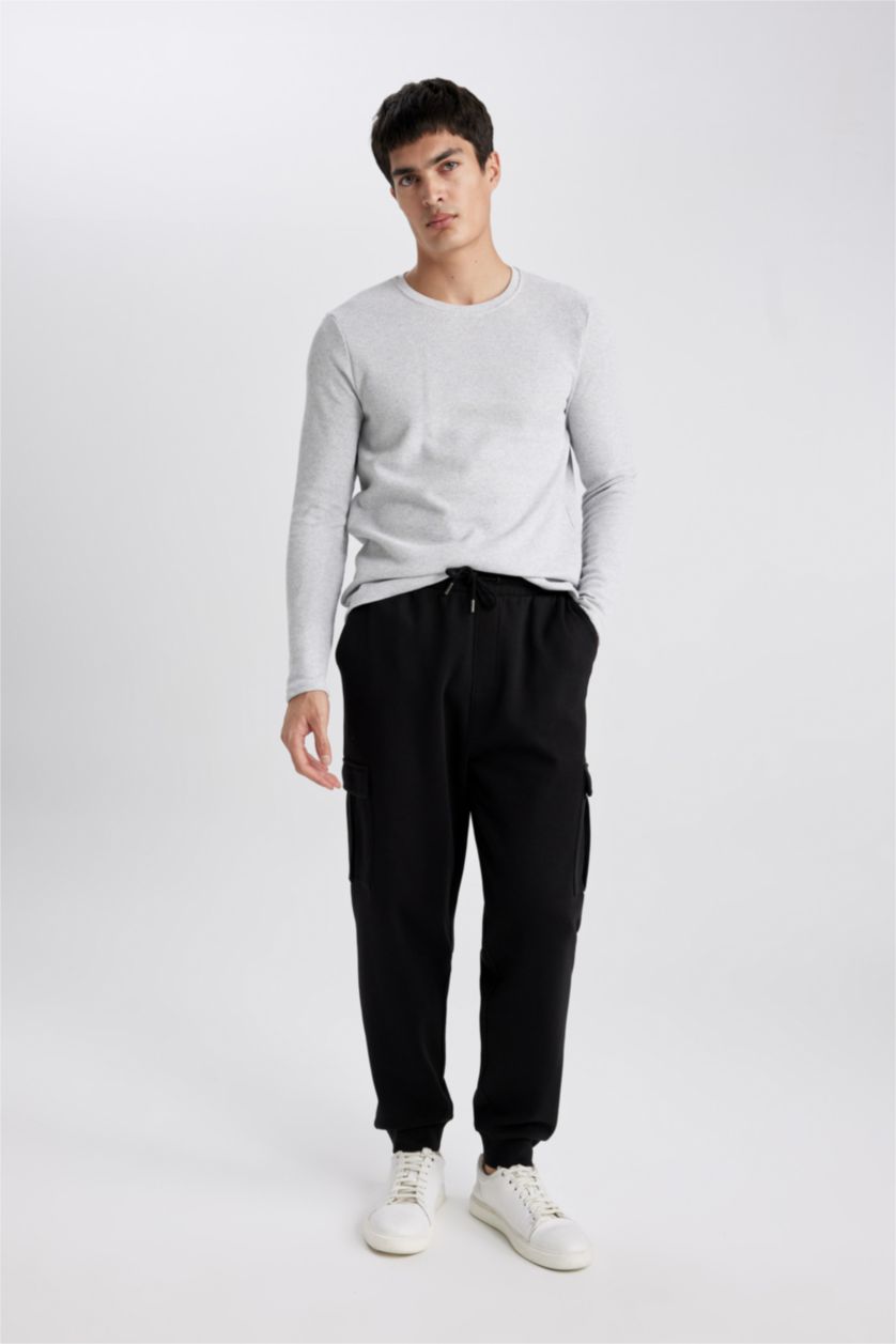 Erkek Siyah Oversıze Pantolon