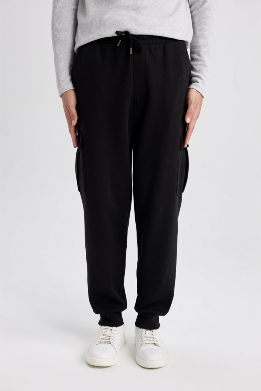 Erkek Siyah Oversıze Pantolon