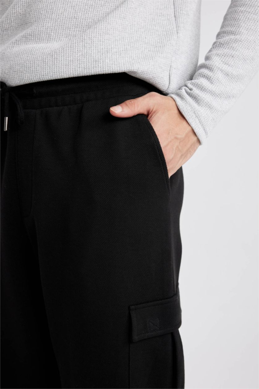 Erkek Siyah Oversıze Pantolon