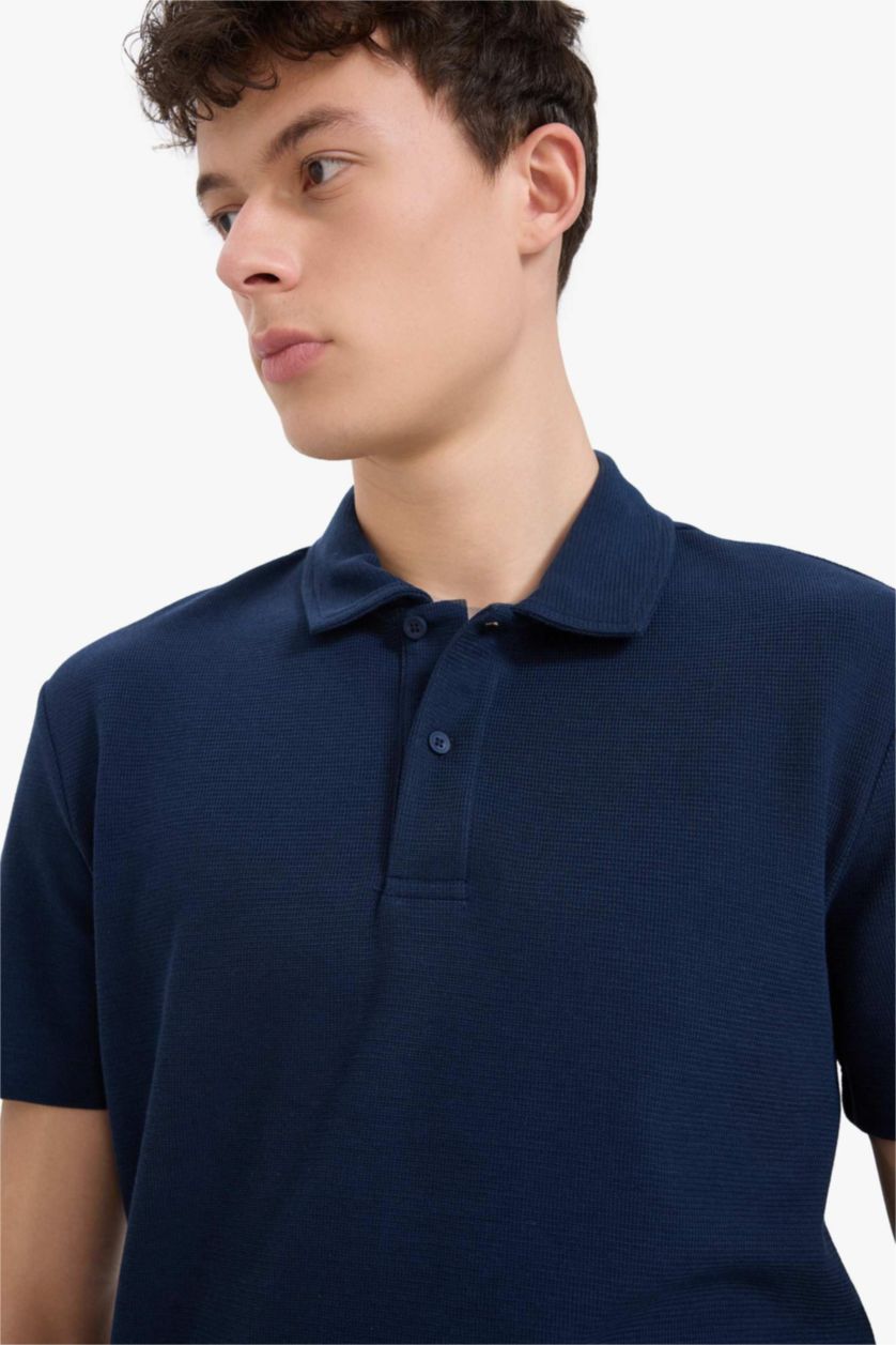 MAN NAVY New Regular Fit Short Sleeve Polo T-Shirt