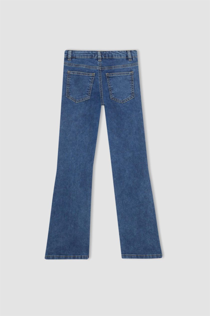 GIRLS & TEENS Blue Girl Flared Leg Jeans