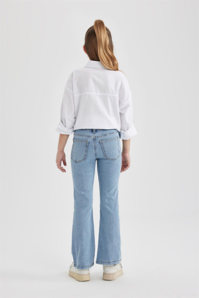 GIRLS & TEENS Light Blue Girl Flared Leg Jeans