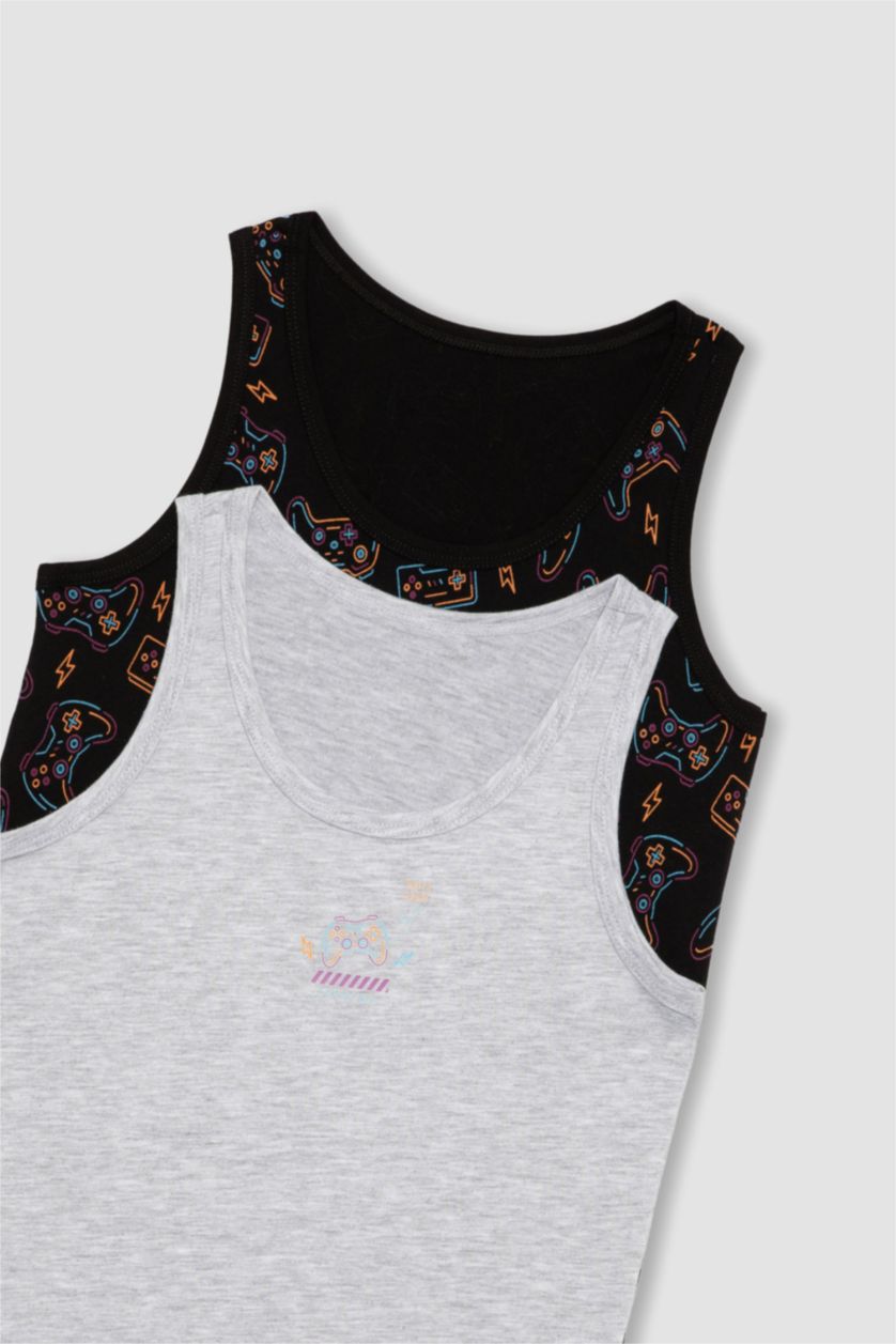 أولادي أسود أندر شيرت اولادي قصة عادية - قطعتين