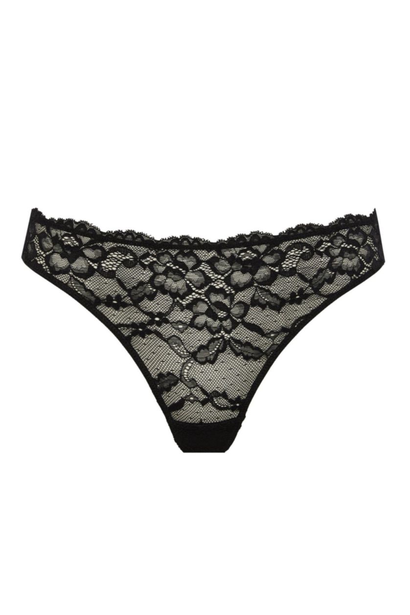 حريمي أسود كلوت سليب دانتيل من Fall In Love