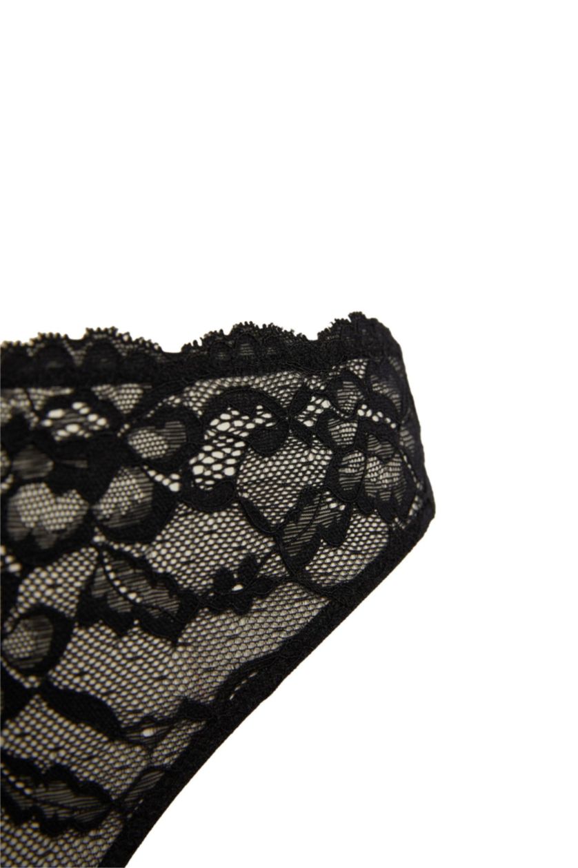 حريمي أسود كلوت سليب دانتيل من Fall In Love