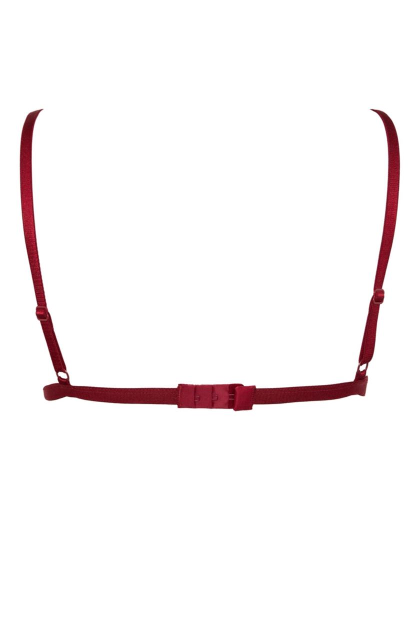 WOMAN Bordeaux Fall in Love Full Lace Uncovered Bra