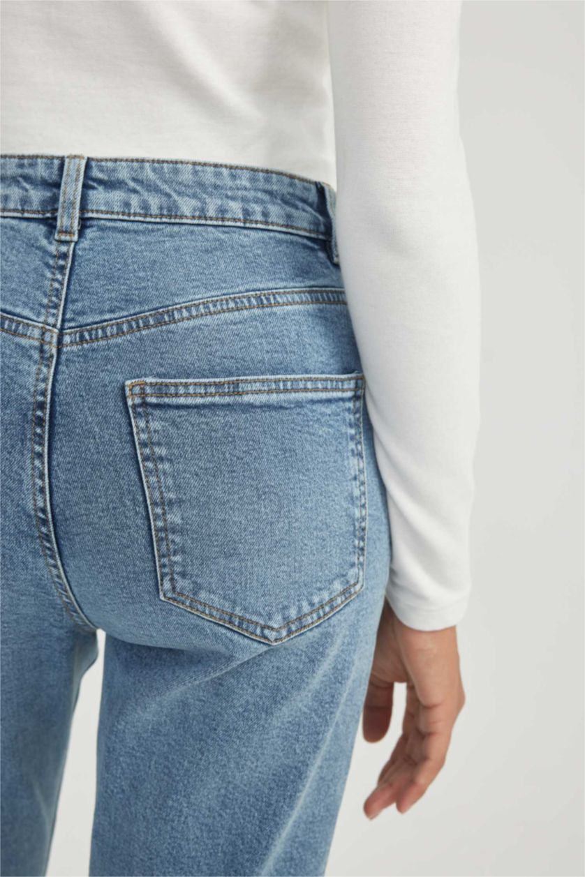 WOMAN Blue Denim Trousers