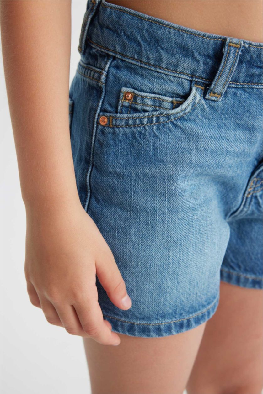 FILLES Bleu Short