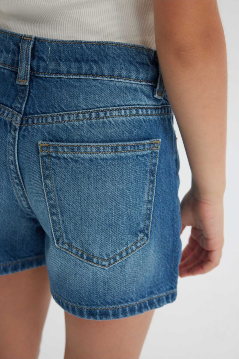 FILLES Bleu Short