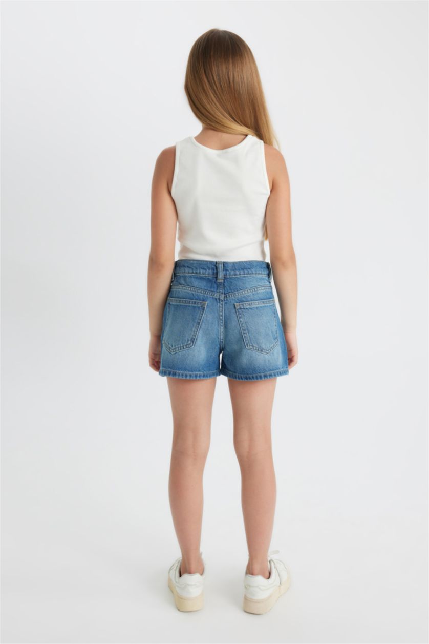 FILLES Bleu Short