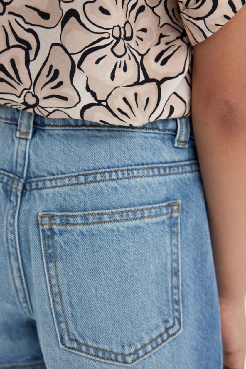 GIRLS & TEENS Light Blue شورت جينز