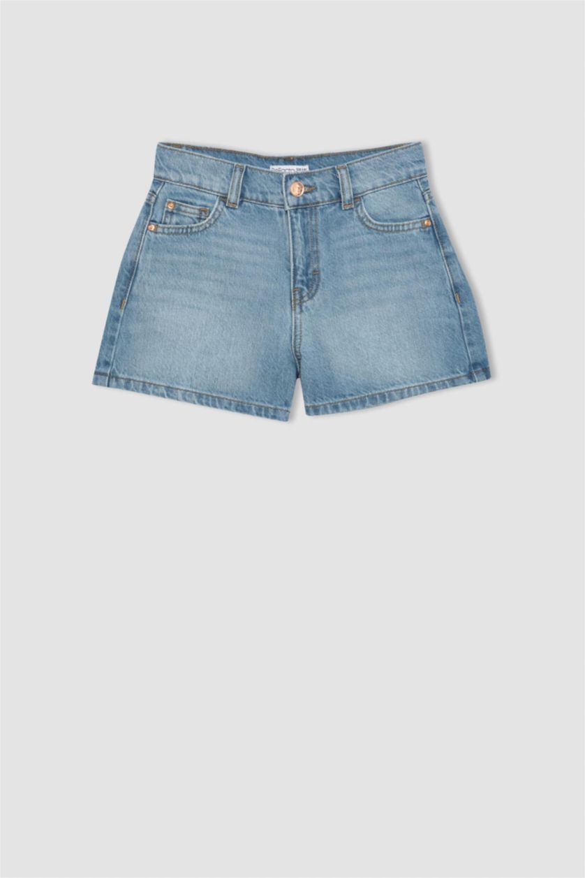 GIRLS & TEENS Light Blue شورت جينز