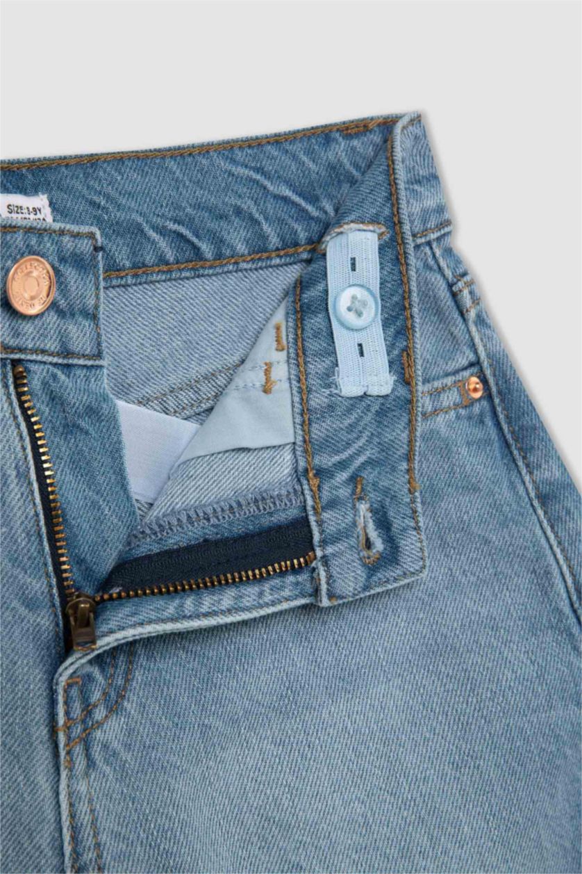 GIRLS & TEENS Light Blue شورت جينز