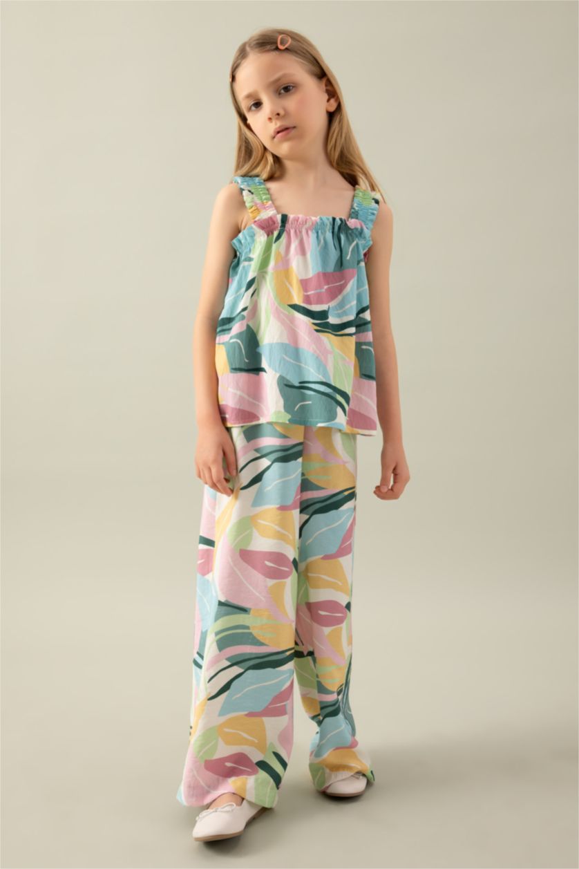 GIRLS & TEENS Green Girl Wide Leg Pants