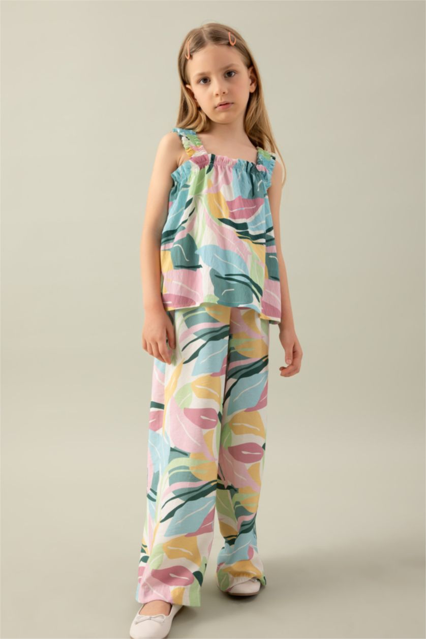 GIRLS & TEENS Green Girl Wide Leg Pants