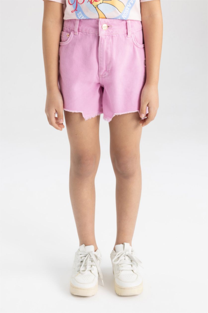 GIRLS & TEENS Pink Girl Denim Shorts