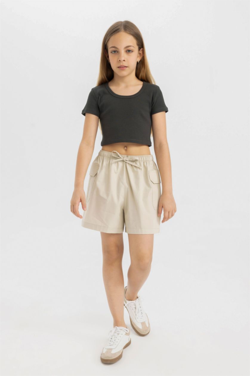 GIRLS & TEENS Stone Girl Cotton Shorts