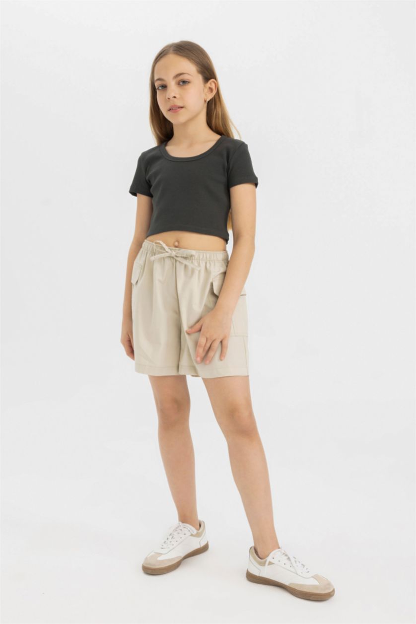 GIRLS & TEENS Stone Girl Cotton Shorts