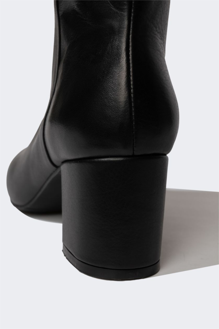 FEMME Noir Bottes à Semelle Haute Pour Femme