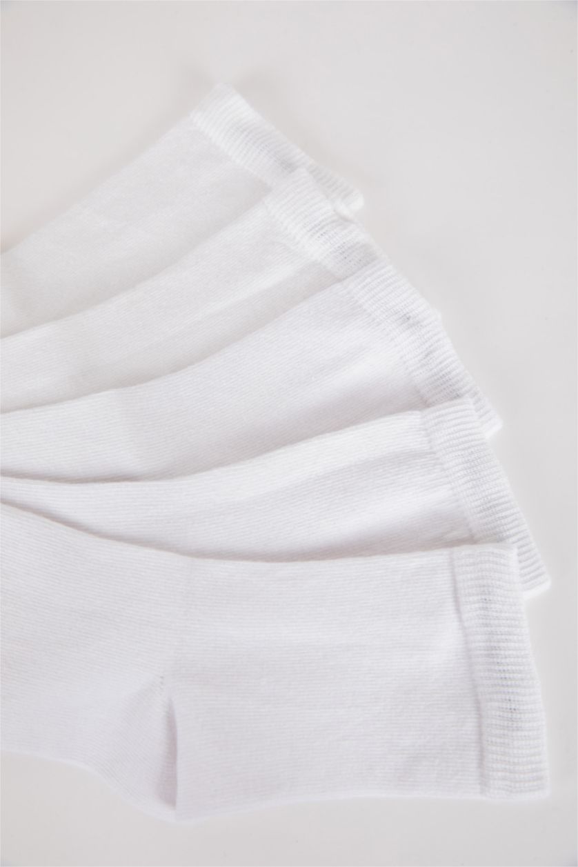 Мальчики и подростки Белый Носки из хлопка для мальчиков, 5 пар, Школьная коллекция