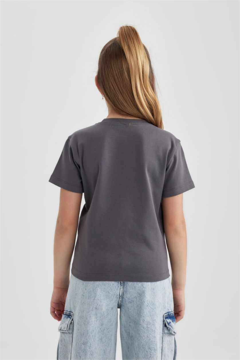 FILLES Anthracite T-shirt à manches courtes Fille