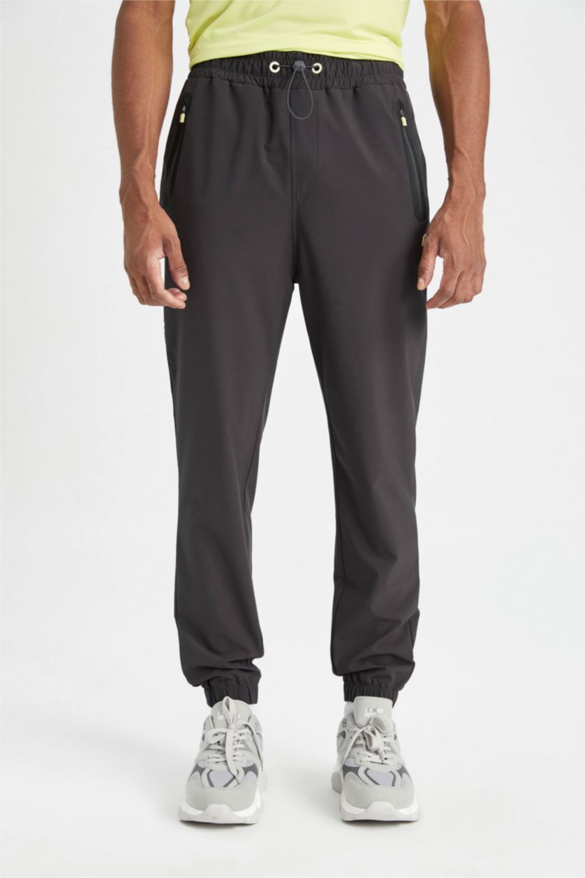 MAN Anthracite DeFactoFit Standard Fit Double Pocket Woven Jogger