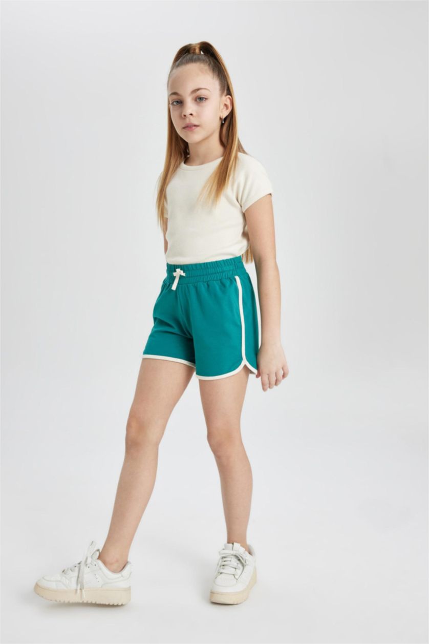 FILLES Vert Short Basique pour Fille