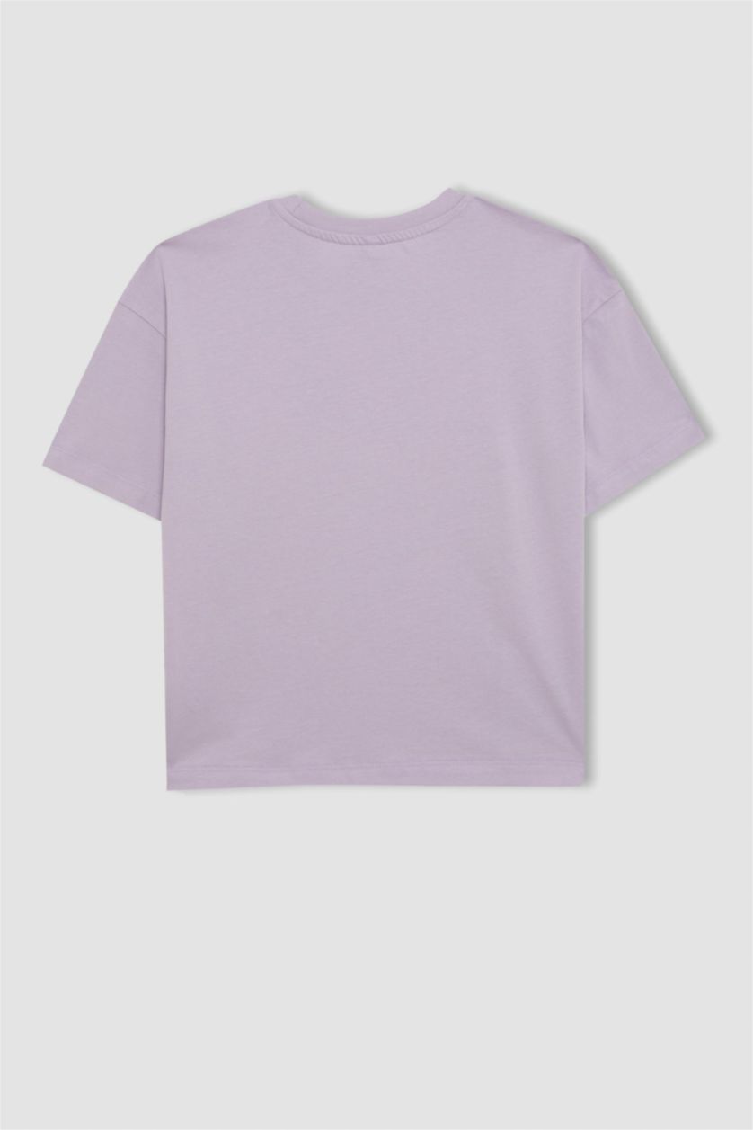 GIRLS & TEENS Light Lilac Girl Relax Fit Short Sleeve T-Shirt