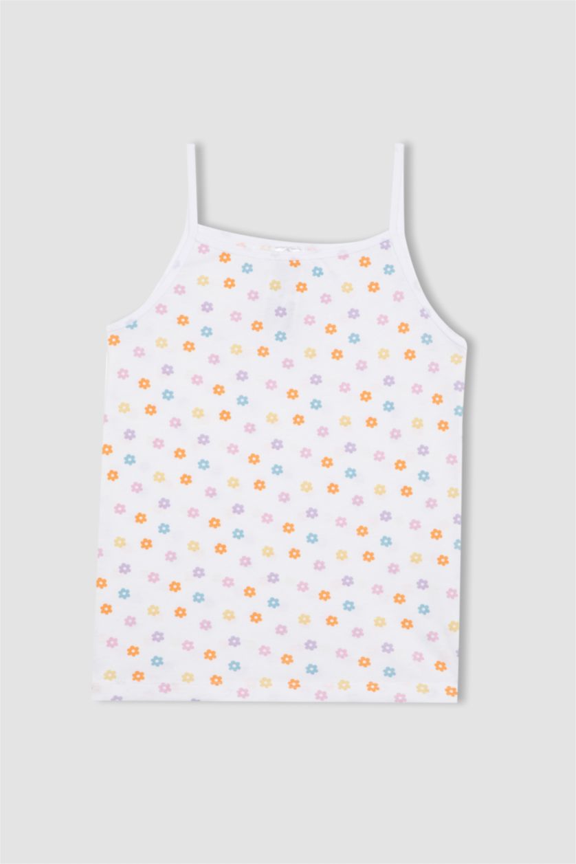 Young Girls - Teen Girls White Girl 2 piece Regular Fit Tank Top