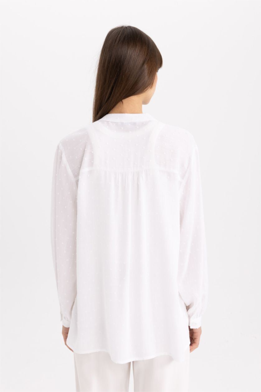 WOMAN White Relax Fit Long Sleeve Tunic