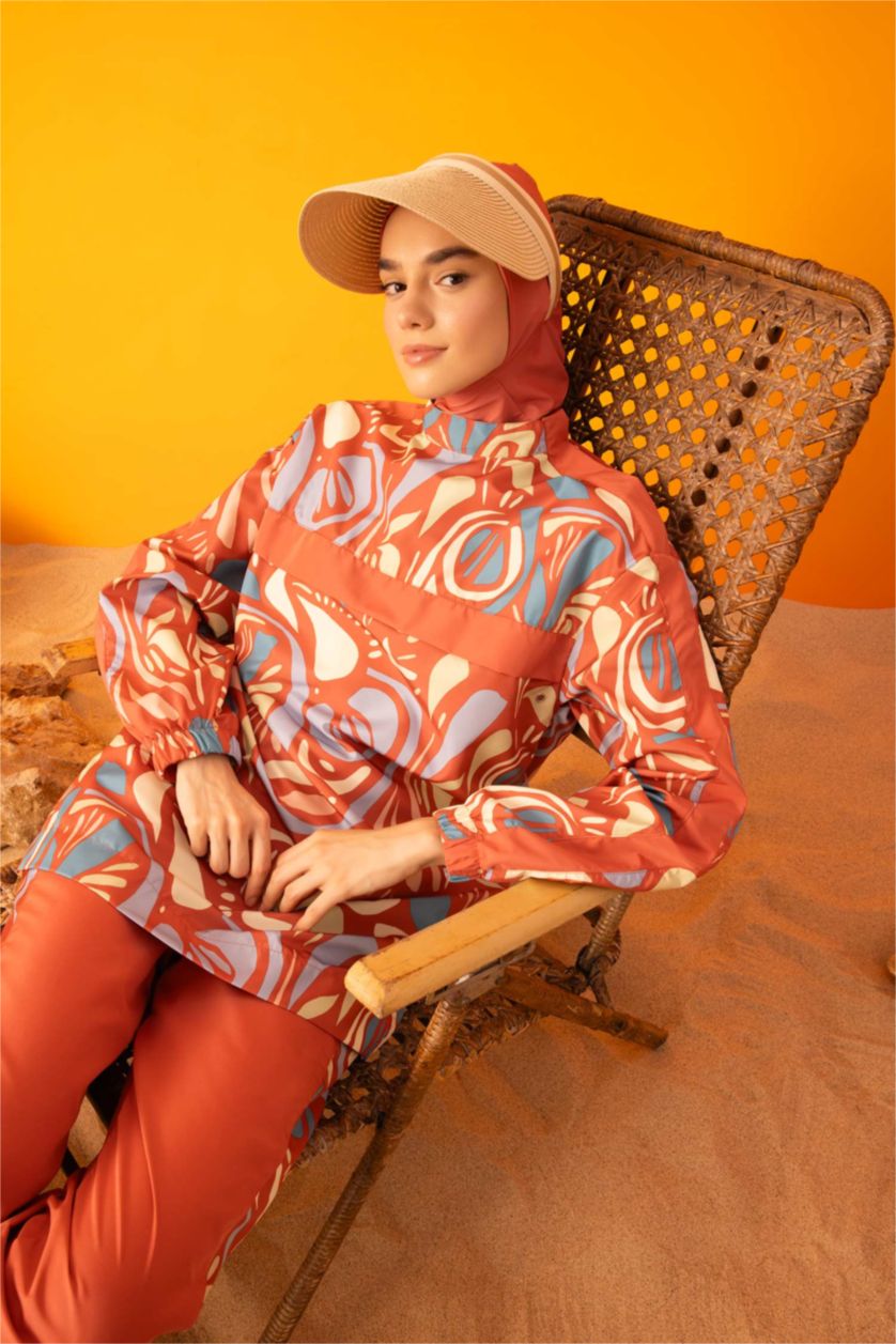 Woman Rose Regular Fit 3 piece Burkini