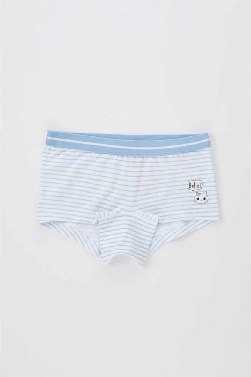 Девочки и подростки Белый Боксеры стандартного кроя