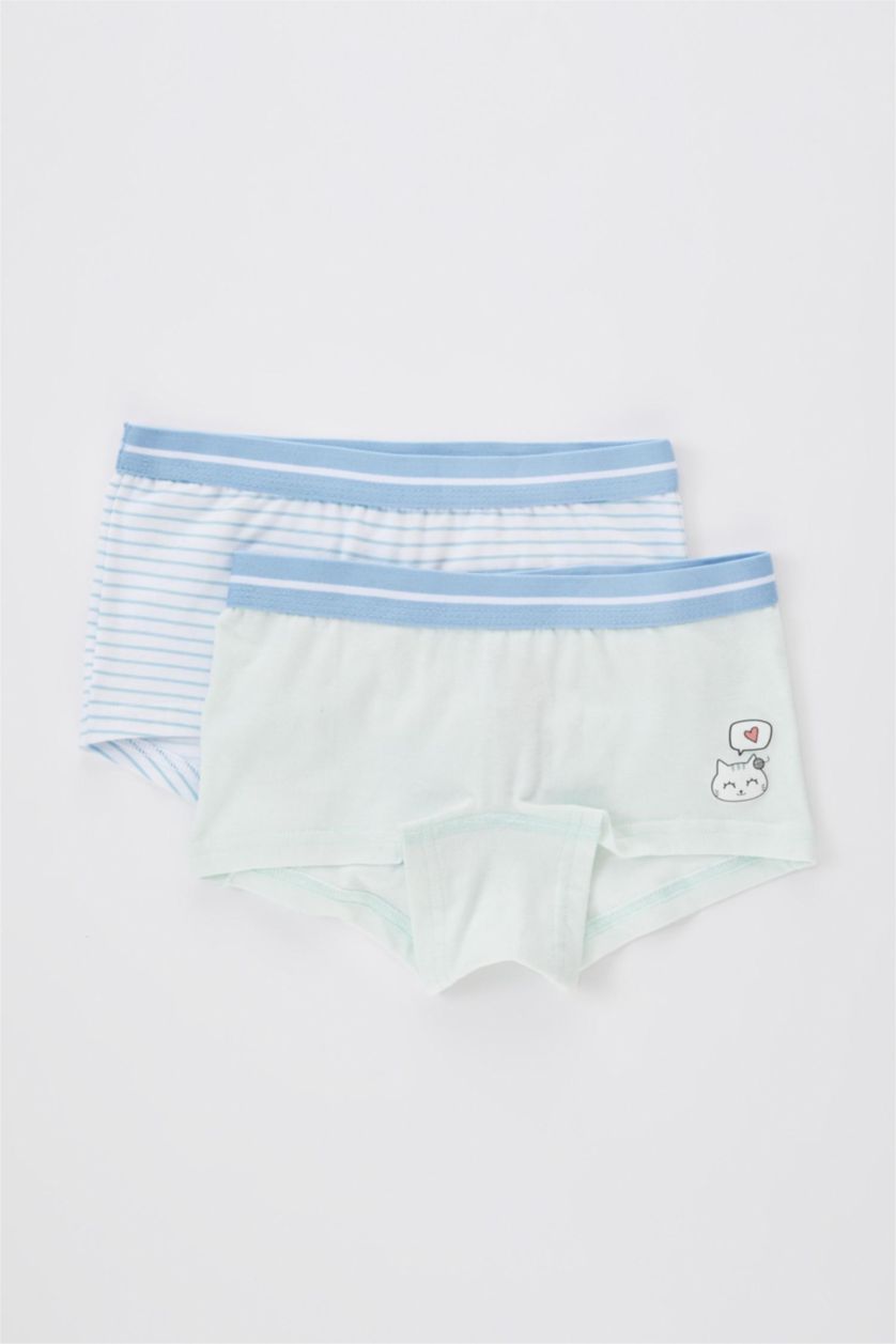 Девочки и подростки Белый Боксеры стандартного кроя